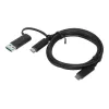 Lenovo 4X90U90618 kabel USB USB 3.2 Gen 1 (3.1 Gen 1) 1 m USB A/USB C USB C czarny