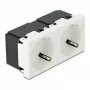 Gniazdo ścienne DELOCK 81423 — CEE 7/3, 16 A, 250 V, biały, ABS/PC, 45×90 mm