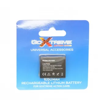 Bateria GoXtreme 1050mAh 3,7 V do kamer Rallye, Endurance, Discovery i Pioneer