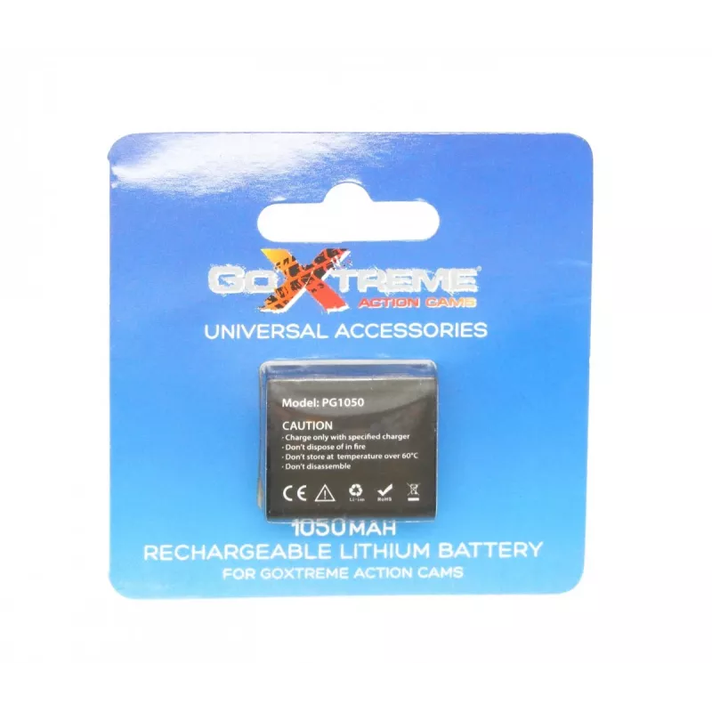Bateria GoXtreme 1050mAh 3,7 V do kamer Rallye, Endurance, Discovery i Pioneer
