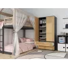 Topeshop SZAFA MALWA AN/AR K bedroom wardrobe/closet 5 shelves 2 drzwi(s)