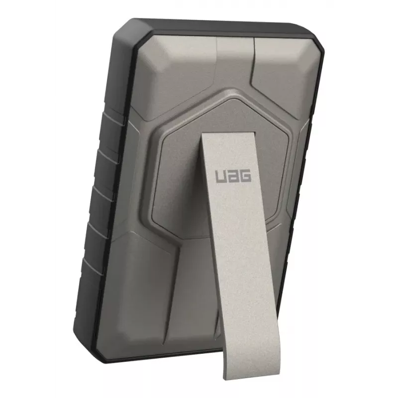 Urban Armor Gear 9B4411114036 powerbank 10000 mAh Ładowanie bezprzewodowe Czarny, Tytan