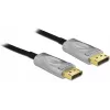 DeLOCK - Kabel DisplayPort - DisplayPort (M) na DisplayPort (M) - DisplayPort 1,4 - 15,0 m - obsługa 8K UHD (7680 x 4320) - czarny (85886)