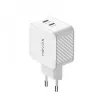 Ładowarka Nevox 45W Dual USB-C Power Delivery GaN, biała, model 2569