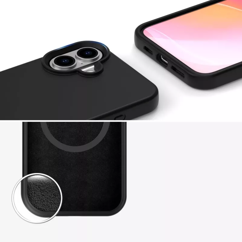 4smarts Etui silikonowe Cupertino do Apple iPhone 16, kompatybilne z MagSafe