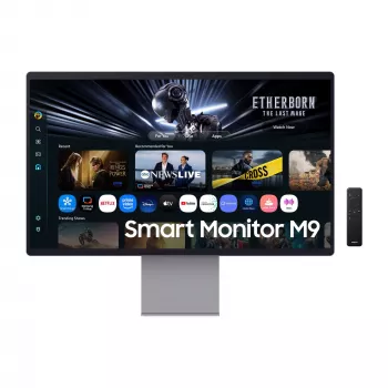 Monitor komputerowy Samsung M90SF 81,3 cm (32 cale) 3840 x 2160 pikseli 4K Ultra HD OLED Srebrny