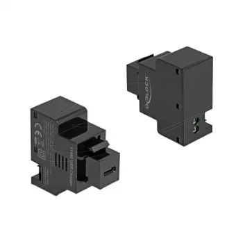 Moduł Keystone DELOCK USB-C Power Delivery 20W czarny