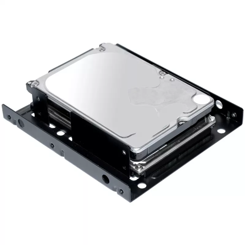 Rama montażowa ultron wewnętrzna 2x2.5 SSD/HDD metalowa czarna (377215)