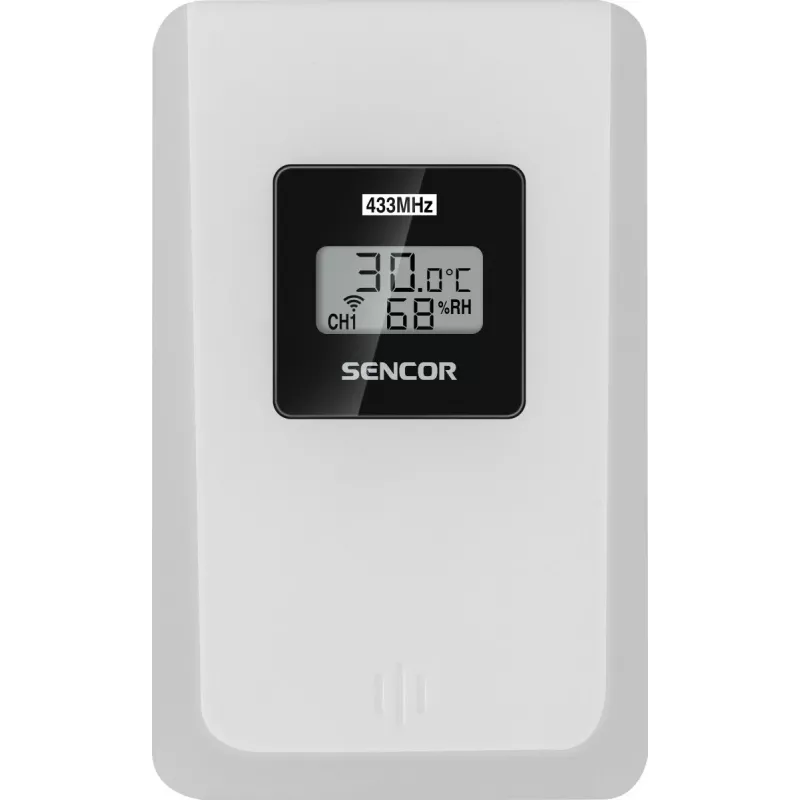 Sencor SWS 3000 W Stacja pogodowa z ładowarką i czujnikiem bezprzewodowym, biała