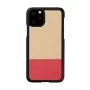 Etui na smartfona man and wood dla iPhone 11 Pro, czarne, z deseniem mismatch