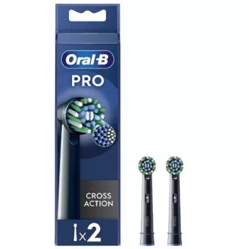 Oral-B EB50BRX-4 CrossAction wymienne końcówki, czarne, 4 szt.