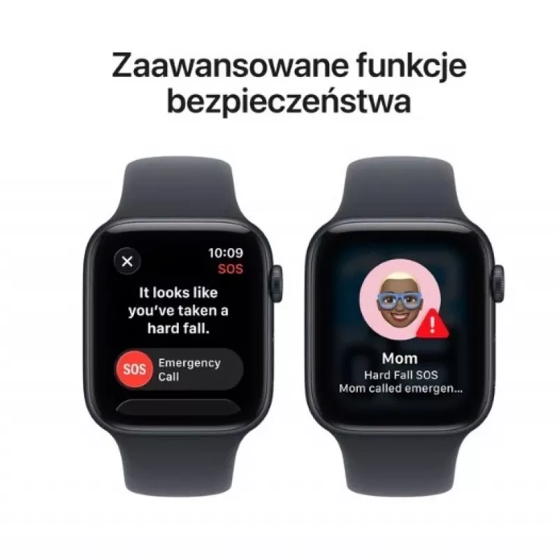 Watch SE 3 GPS+Cellular 44mm Koperta Aluminiowa Midnight z Paskiem Sportowym Midnight M/L