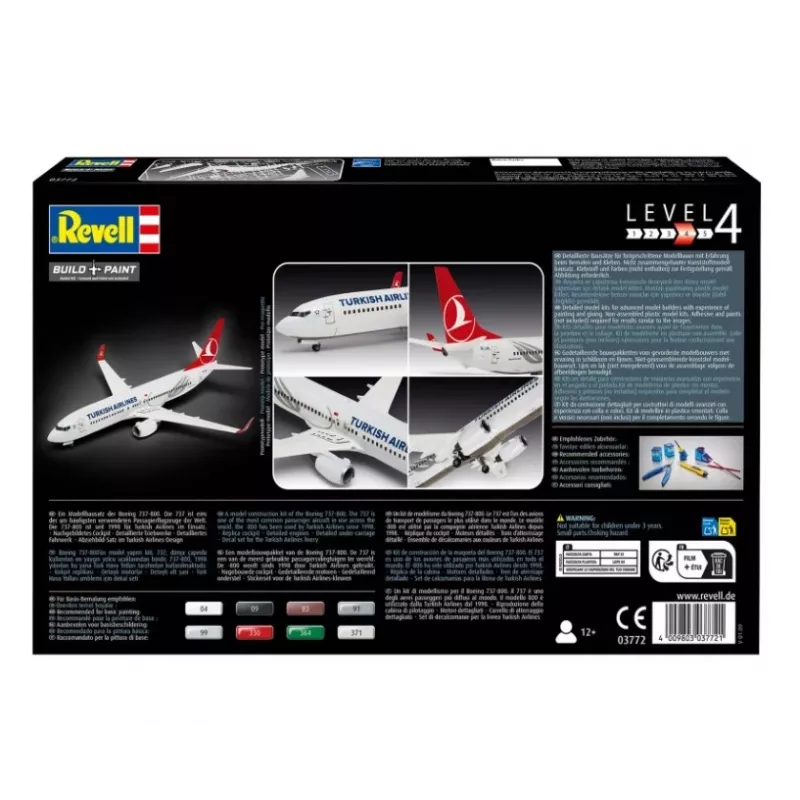 REVELL Boeing 737-800 Turkish Air 1:144 model samolotu z tworzywa