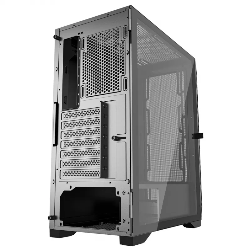 Obudowa gamingowa ATX Gembird CCC-FC-M200 Fornax M200, mesh, bez wentylatorów, czarna