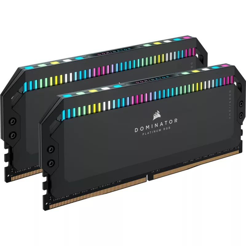 DIMM 64 GB DDR5-6400 (2x 32 GB) Dual-Kit, pamięć czarna, CMT64GX5M2B6400C32, Dominator Platinum, INTEL XMP