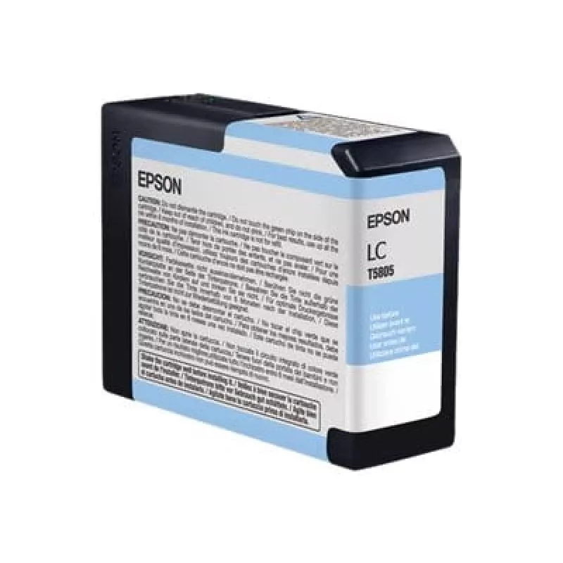 Epson Singlepack Light cyjan T580500, Jasny cyjan, Atrament pigmentowy, 80 ml, 1 szt., Pojedynczy pakiet