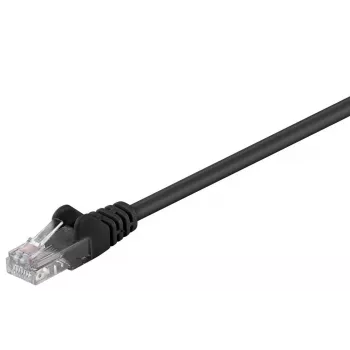 Przewód krosowy Wentronic Goobay CAT 5e, U/UTP, czarny, 2 m - mieszanka CCA (68647)