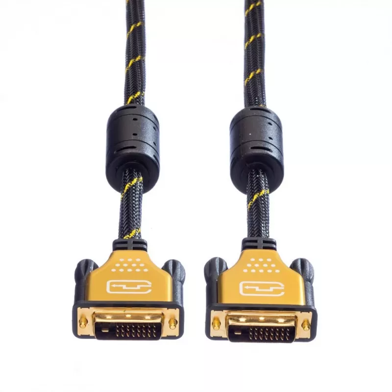 ROLINE GOLD Monitorkabel DVI, ST-ST (24+1) dual link 3,0m (11.04.5513)