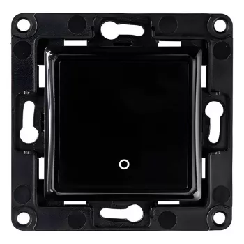 Light Switch Shelly Wall Switch 1 Czarny