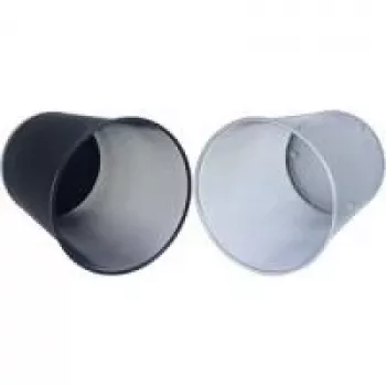 kosz na śmieci WEDO 65 254 Okrągły Metalowy Srebrny