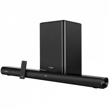 Soundbar SB-2200D, czarny (300W, DolbyDigital, Bluetooth, HDMI, RC, Optyczne, USB, wyświetlacz, subwoofer bezprzewodowy)