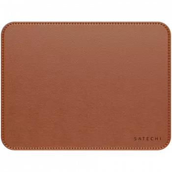 Satechi Premium mysz Pad - Podkładka pod mysz ze skóry wegańskiej (brązowa)