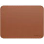 Satechi Premium mysz Pad - Podkładka pod mysz ze skóry wegańskiej (brązowa)