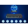 Przełącznik Extralink PoE CERES 8x 100Mb/s PoE/PoE+, 2x RJ45 Uplink 100Mb/s, 96W
