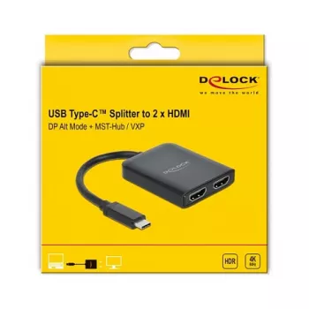 Rozgałęźnik USB typu C DeLOCK 87755