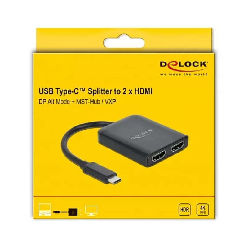 Rozgałęźnik USB typu C DeLOCK 87755