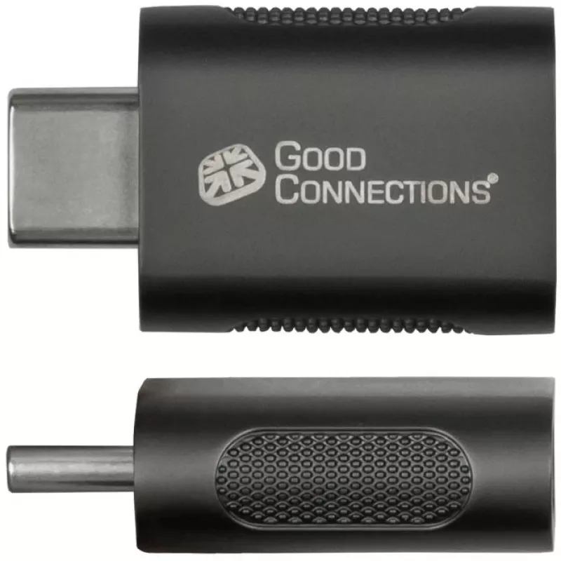Good Connections Adapter USB 3.2 Gen.1 3.0 wtyczka C na gniazdo USB-A metalowa obudowa galwanizowana (USB-AD302)