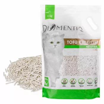 DIAMENTIQ Tofu Neutral Ultra zbrylający - roślinny żwirek - 4kg