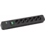 Power Extension Bachmann Primo 2 2m 6 AC Outlets Czarny
