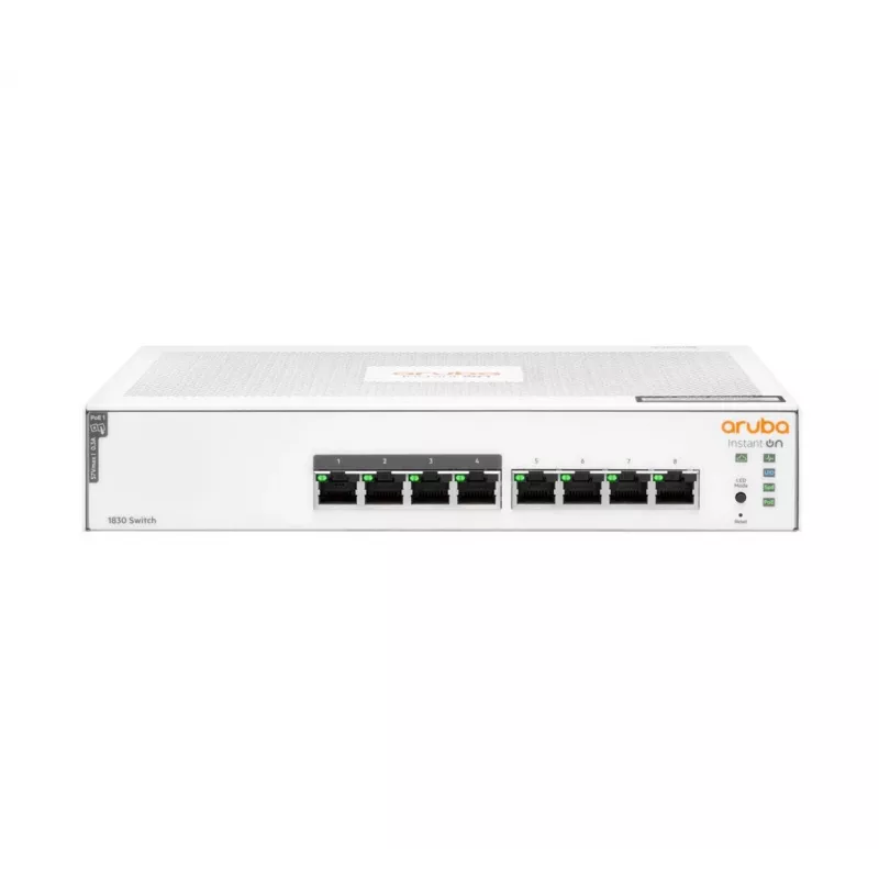 HPE Aruba Networking Instant On Switch 8p Gigabit CL4 PoE 65W 1830