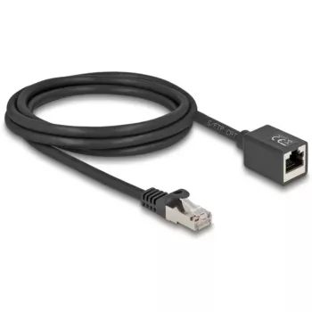 Kabel sieciowy DeLOCK 90309 RJ-45 Cat6a 2 m Czarny