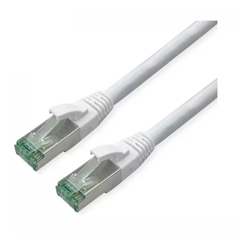 ROLINE RM Kabel krosowy Kat.6A S/FTP (PiMF), biały, 1,5 m