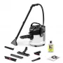 Odkurzacz | KARCHER | Moc wejściowa 1000 W | Pojemność zbiornika na kurz 4 L | Odkurzacz bębnowy | Rodzaj czyszczenia Na sucho i mokro | Pojemnik na kurz Bezworkowy | Kolor Czarny/Szary/Biały | 1.081-155.0