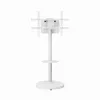 Wolnostojący stojak pod telewizor GEMBIRD TVS-86TR-01-W do telewizorów 37–86 cali, biały, obrotowy i z regulacją nachylenia, VESA 200x200–600x400, maks. obciążenie 50 kg
