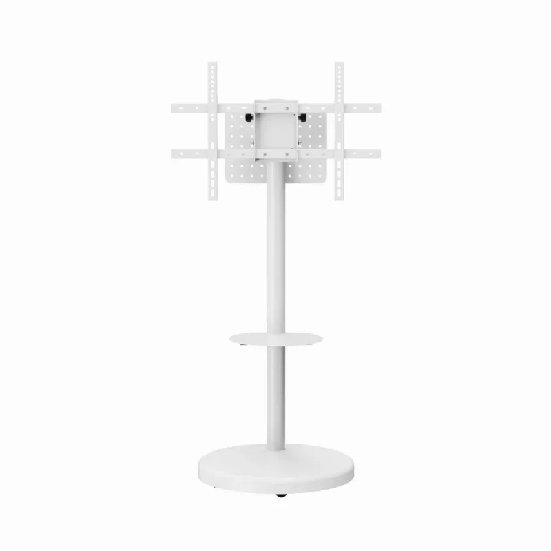 Wolnostojący stojak pod telewizor GEMBIRD TVS-86TR-01-W do telewizorów 37–86 cali, biały, obrotowy i z regulacją nachylenia, VESA 200x200–600x400, maks. obciążenie 50 kg