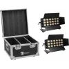 Zestaw oświetlenia LED EUROLITE CLS-18 QCL RGB/WW 18x7W z flightcasem