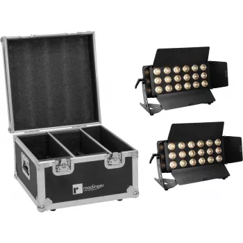 Zestaw oświetlenia LED EUROLITE CLS-18 QCL RGB/WW 18x7W z flightcasem