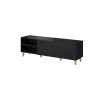 Cama szafka RTV PAFOS 150x42x52 czarny matowy