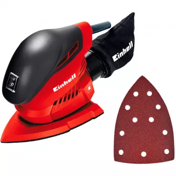 multi-sander TH-OS 1016, szlifierka delta czerwono-czarna, 100 W