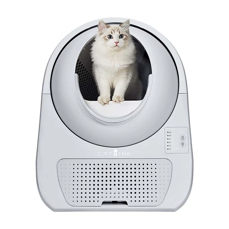 Samooczyszczająca kuweta Catlink Scooper Young, szara — 13 L, 600×580 mm, zasilacz 12 V
