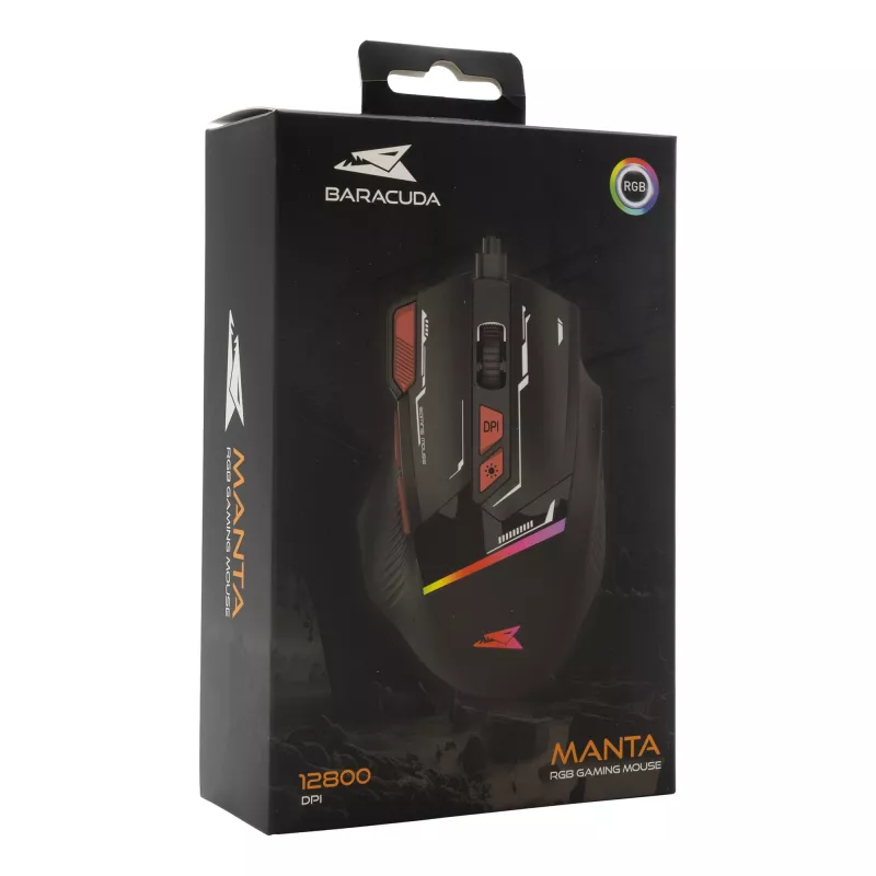 Mysz Baracuda BGM-041 MANTA Czarna USB