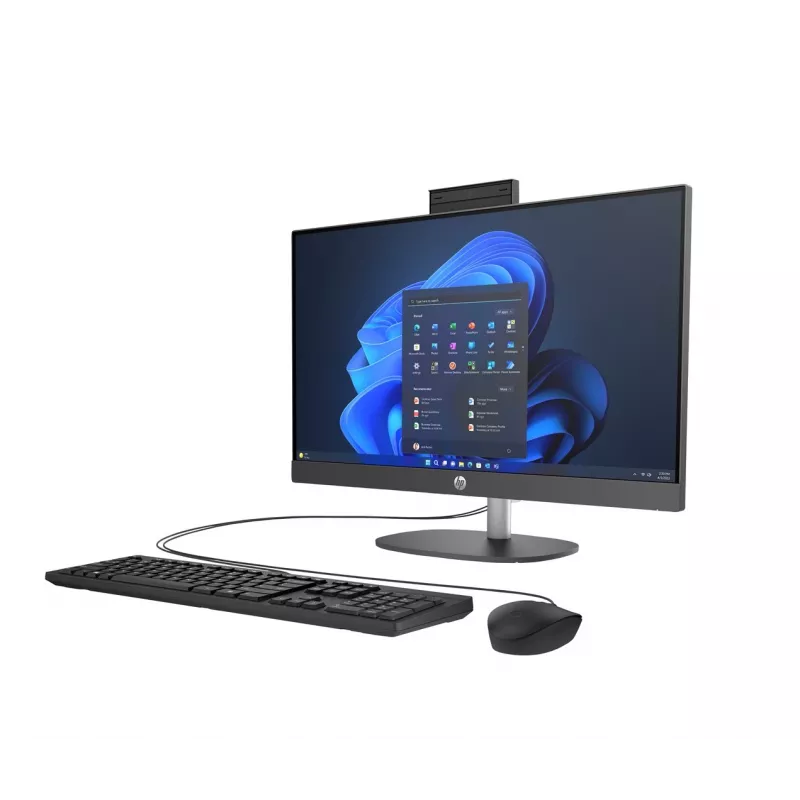 Komputer All-in-One HP ProOne 240 G10 23,8 cala FHD IPS, Intel Core Ultra 7 155U, 16 GB DDR5 5600, 512 GB NVMe, Intel UHD, kamera prywatności 5 MP, Windows 11 Pro