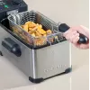 Frytownica Taurus Fry 3 Single — pojemność 3 L, 2000 W, stal nierdzewna, regulowany termostat 150–190 °C