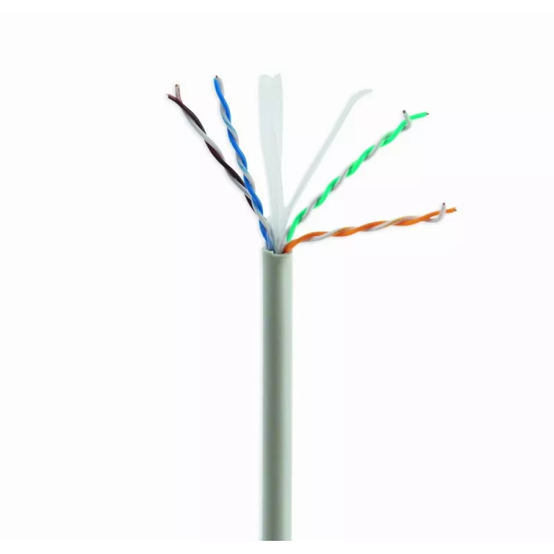 Kabel sieciowy Gembird UPC-6004SE-SOL Cat6 RJ-45 na szpuli, 100 m, szary