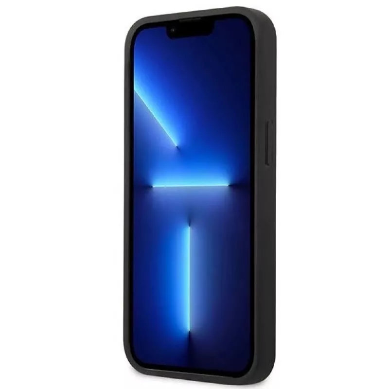 Mercedes MEHCP13SPSQRE Etui twarde iPhone 13 mini 5,4 Czerwone/czerwone Skóra Wzór Gwiazd