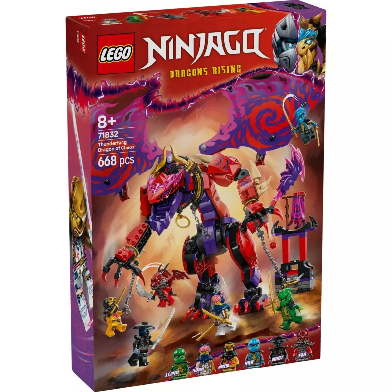 LEGO NINJAGO 71832 Smok Chaosu Thunderfang